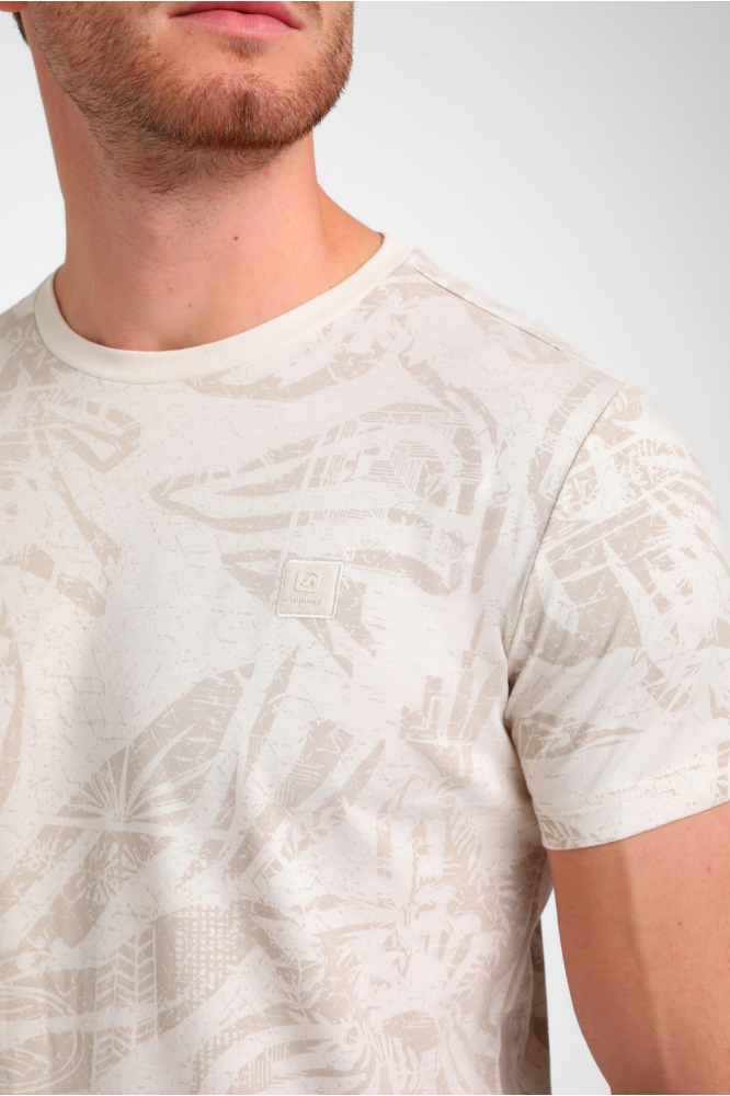 ALLOVER PRINT T SHIRT 155911 SAND